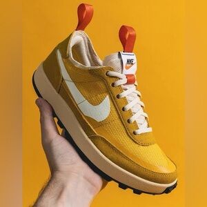 NikeCraft Tom Sachs Yellow and White Sneakers